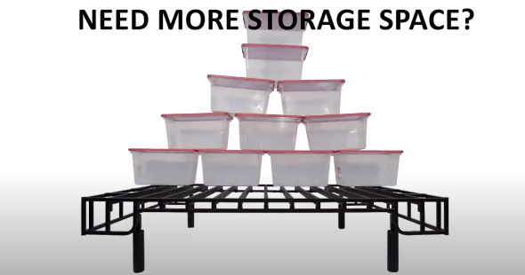 Full Under-Bed Storage